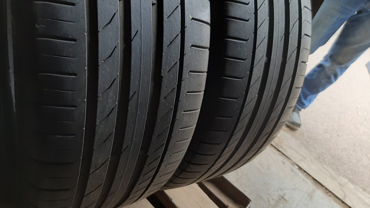 Купить зимние шины б/у Continental ContiEcoContact 5/ 235/55 R18 20% в ...