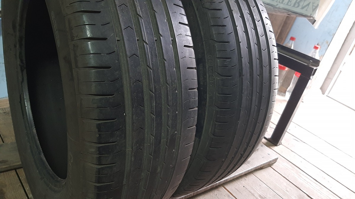 Купить зимние шины б/у Continental all season Contact 205/60 R16 20% в ...