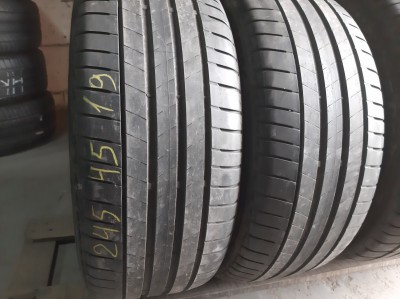 Шини на авто в хорошому стані Bridgestone Turanza T005 шириною 245 висотою 45 радіусом R 19 низькі ціни