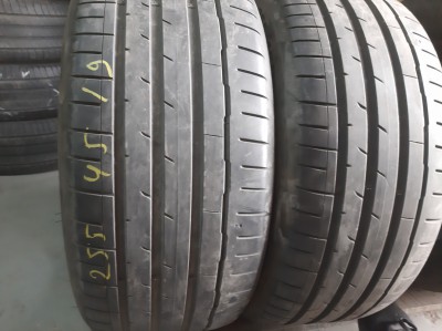Шини на авто в хорошому стані Hankook Ventus S1 EVO3 шириною 255 висотою 45 радіусом R 19 низькі ціни