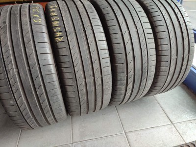Шини на авто в хорошому стані Continental Conti Sport Contact 5  шириною 245 висотою 45 радіусом R 19 низькі ціни