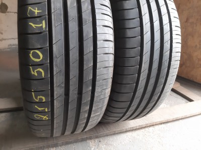 Шини на авто в хорошому стані Good Year Efficient Grip Perfomance     шириною 215 висотою 50 радіусом R 17 низькі ціни