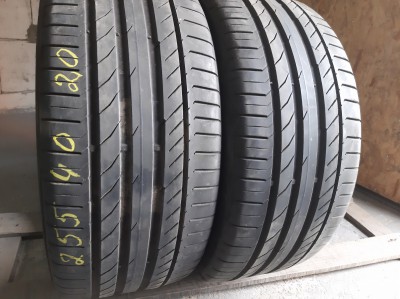 Шини на авто в хорошому стані Continental Conti Sport Contact 5  шириною 255 висотою 40 радіусом R 20 низькі ціни