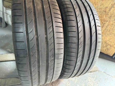 Шини на авто в хорошому стані Continental Conti Sport Contact 5 шириною 245 висотою 45 радіусом R 19 низькі ціни