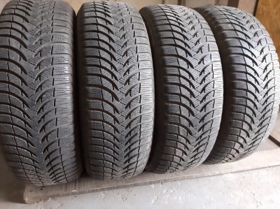 Шини на авто в хорошому стані Michelin Alpin A4     шириною 205 висотою 60 радіусом R 16 низькі ціни