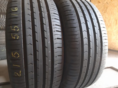 Шини на авто в хорошому стані Continental Conti Premium Contact 5   …  шириною 215 висотою 55 радіусом R 16 низькі ціни