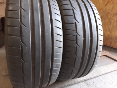Шини на авто в хорошому стані Dunlop Sport Maxx    шириною 245 висотою 40 радіусом R 18 низькі ціни