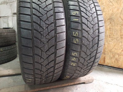 Уживані шини з Європи Dunlop WinterSport 5 SUV . 235/55 R 19 Шини на авто в хорошому стані Dunlop WinterSport 5 SUV . шириною 235 висотою 55 радіусом R 19 низькі ціни
