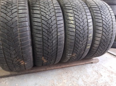 Шини на авто в хорошому стані Dunlop WinterSport 5     . шириною 245 висотою 45 радіусом R 18 низькі ціни