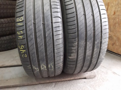 Уживані шини з Європи Michelin Primacy 4 245/45 R 18 Шини на авто в хорошому стані Michelin Primacy 4 шириною 245 висотою 45 радіусом R 18 низькі ціни
