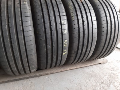 Уживані шини з Європи GoodYear Eagle F1 Asymmetric 3 . 245/45 R 18 Шини на авто в хорошому стані GoodYear Eagle F1 Asymmetric 3 . шириною 245 висотою 45 радіусом R 18 низькі ціни